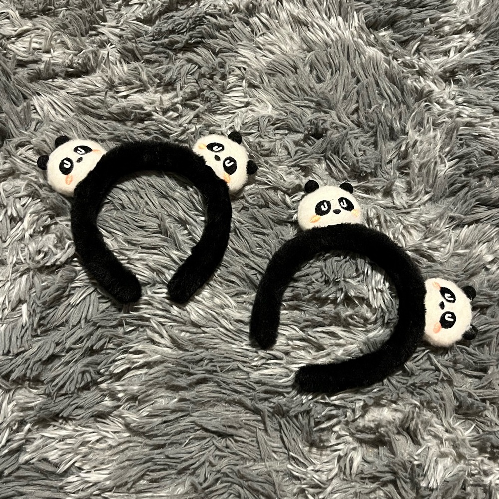 Panda Headband x2